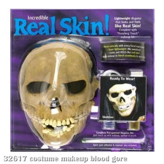 Real Skin Skull Makeup Kit 1 Real Skin Skull Makeup Kit