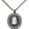 Victorian Cameo Pendant & Chain