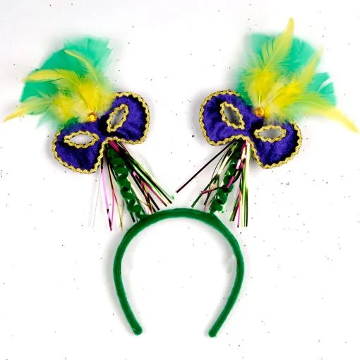 Feathered Mardi Gras Bopper -Cheap Costume Props Store 36964