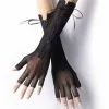 Fishnet Long Fingerless Adult Gloves