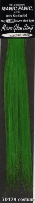 Glam Strips Hair Extension Electric Lizard Green 1 Glam Strips Hair Extension Electric Lizard Green