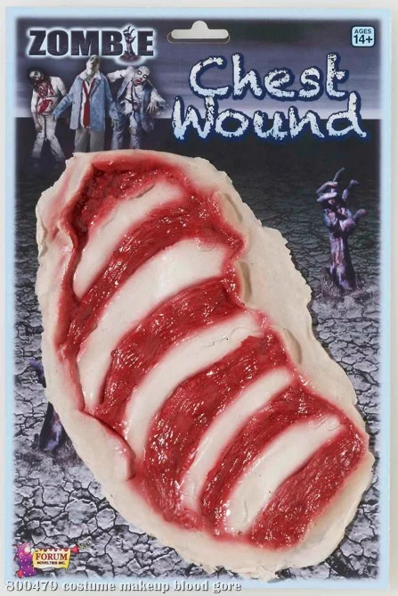 Zombie Chest Wound Adult 1 Zombie Chest Wound Adult