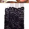 Ruffled Black Lace Fingerless Gloves Adult