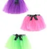 Neon Tutu With Zebra Print Waist Child