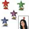 Happy New Year Star Hair Clip